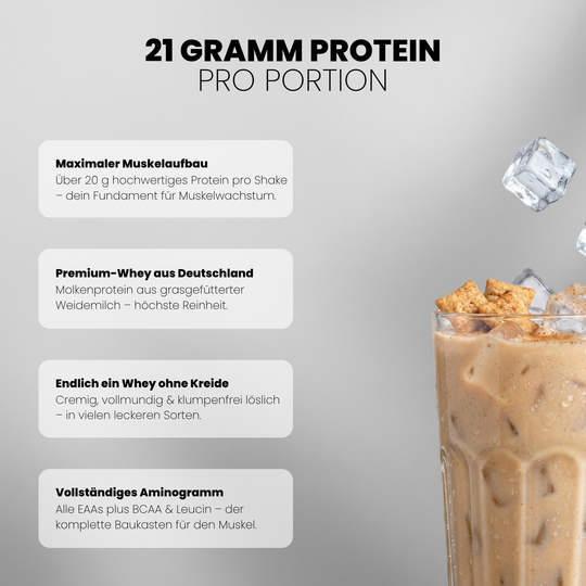 Whey Protein von Iron Brothers Cinnamon Cereal - Zimt cornflakes Geschmack - Vorteile #geschmack_cinnamon-cereal