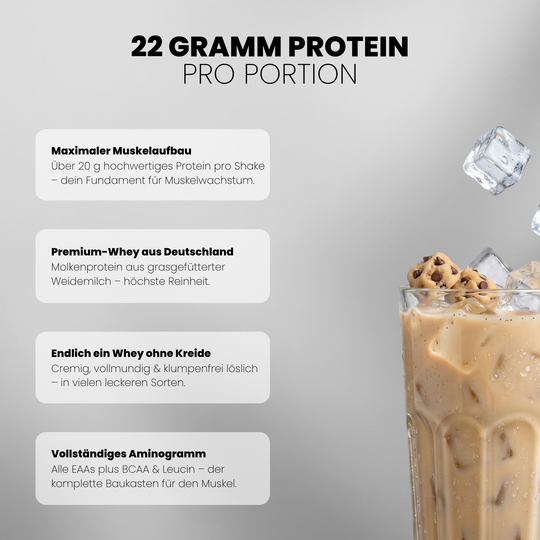 Whey Protein von Iron Brothers Cookie Dough - Keks Geschmack - Vorteile #geschmack_cookie-dough