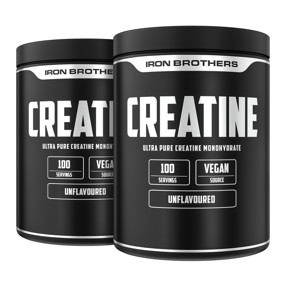 Creatine Monohydrate Doppelpack von Iron Brothers - Unflavourd Geschmacksneutral