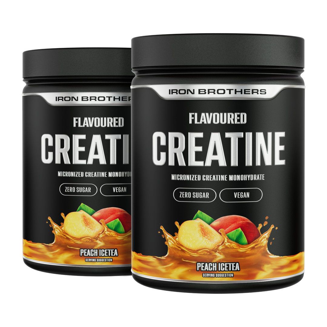 Creatine Flavoured Doppelpack von Iron Brothers - Honey Melon #geschmack_peach-icetea