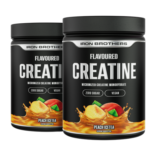 Creatine Flavoured Doppelpack von Iron Brothers - Honey Melon #geschmack_peach-icetea
