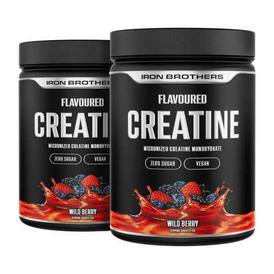 Creatine Flavoured Doppelpack von Iron Brothers - Wild Berry #geschmack_wild-berry