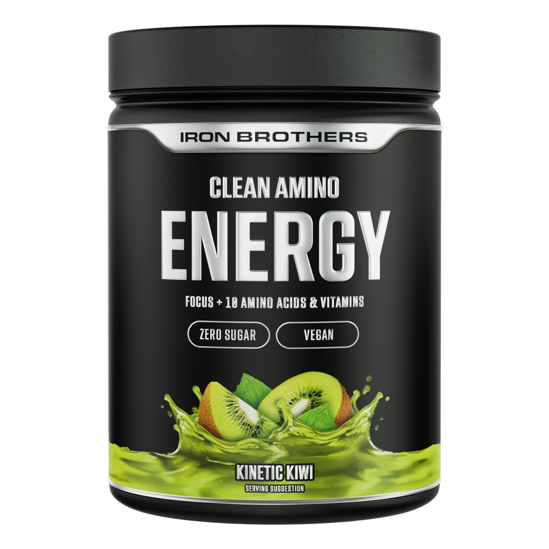 EAA Energy Amino von Iron Brothers - Clean Energy Amino Kinetic Kiwi Geschmack 500g Dose, Kiwi Geschmack