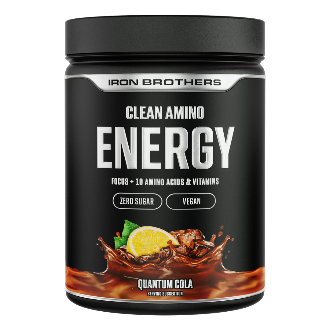 EAA Energy Amino von Iron Brothers - Clean Energy Amino Quantum Cola Geschmack 500g Dose, Cola Geschmack