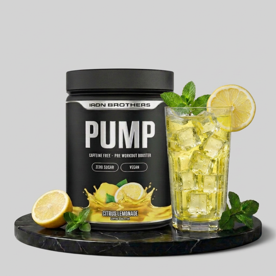 Pump Fuel Doppelpack von Iron Brothers - Citrus Lemonade - Design, Wirkung und Geschmack #geschmack_citrus-lemonade