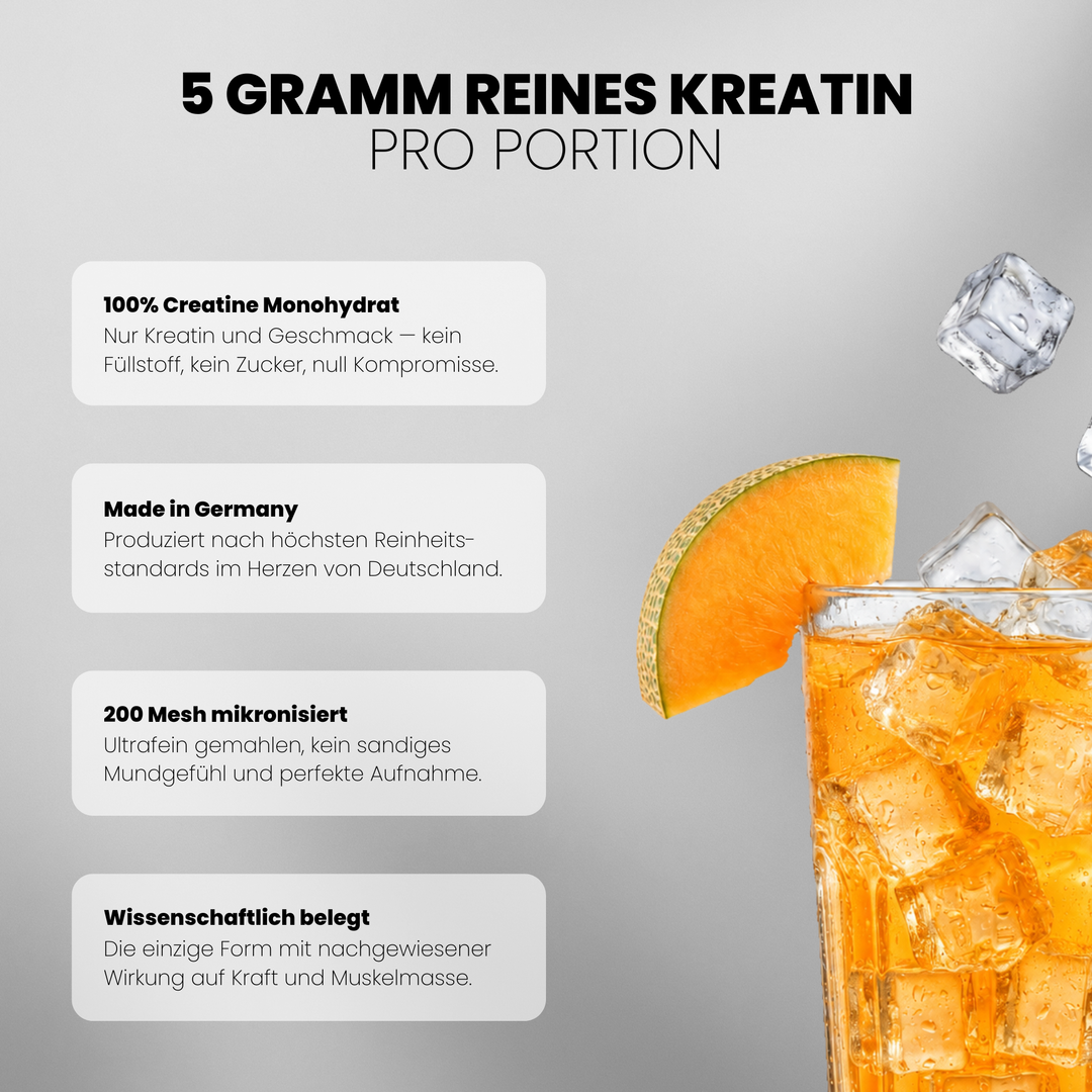Creatine Flavoured Doppelpack von Iron Brothers - Honey Melon - Vorteile #geschmack_honey-melon