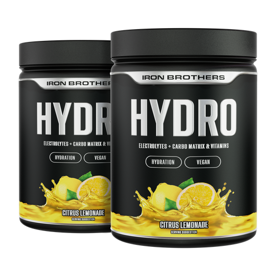 Hydro Fuel - Electrolytes Doppelpack von Iron Brothers - Citrus Lemonade - Made in Germany #geschmack_citrus-lemonade