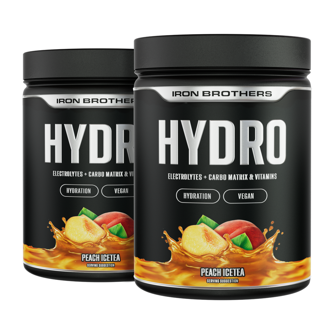 Hydro Fuel - Electrolytes Doppelpack von Iron Brothers - Peach Icetea - Made in Germany #geschmack_peach-icetea