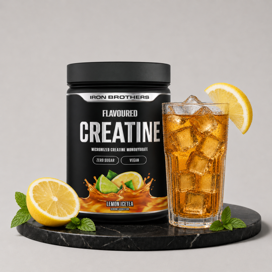 Creatine Flavoured Doppelpack von Iron Brothers - Lemon Icetea - Geschmack & Design #geschmack_lemon-icetea