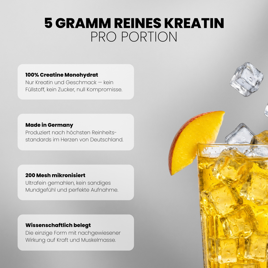 Creatine Flavoured, Mango Maracuja - Ultra Pure Creatine Monohydrate - Mango Maracuja Geschmack - Vorteile #geschmack_mango-maracuja
