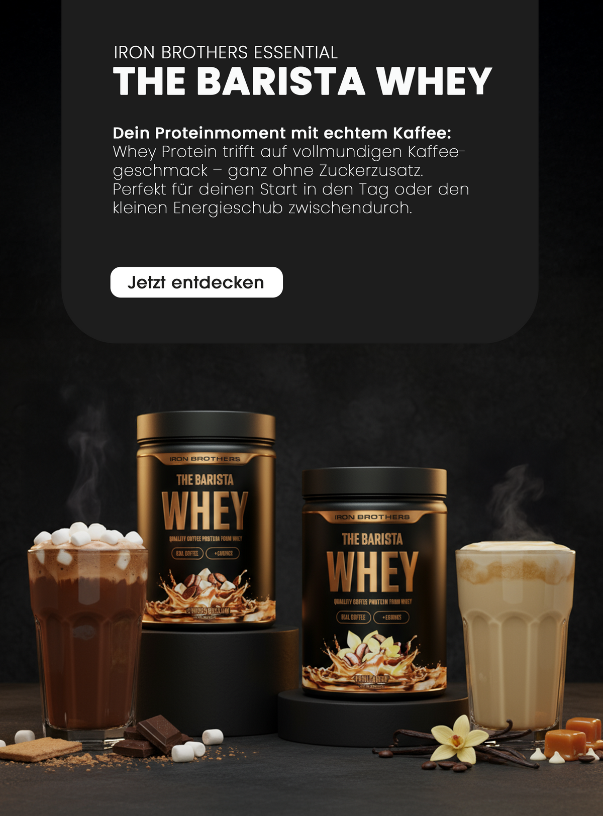 The Barista Whey von Iron Brothers - Protein Kaffee - Made in Germany