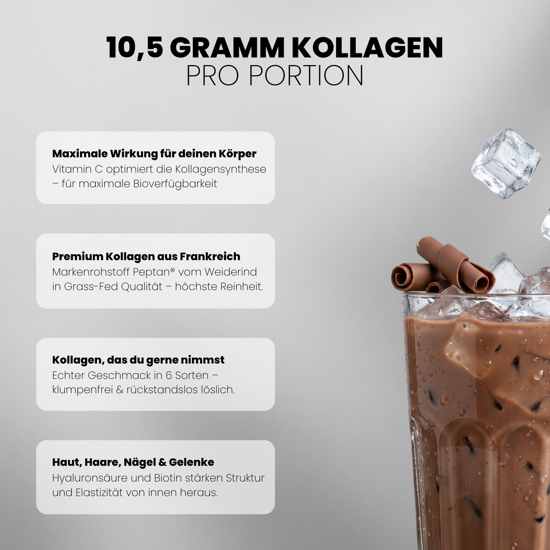 Collagen Advanced von Iron Brothers Chocolate Milkshake - Schokoladen Geschmack - Vorteile #geschmack_chocolate-milkshake