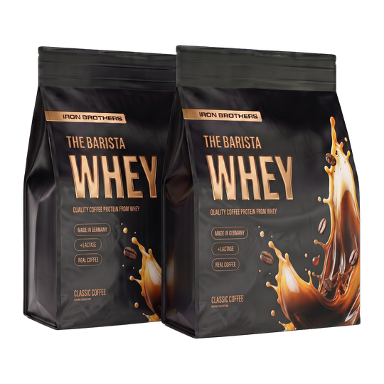 The Barista Whey Proteinkaffee im Beutel Doppelpack von Iron Brothers