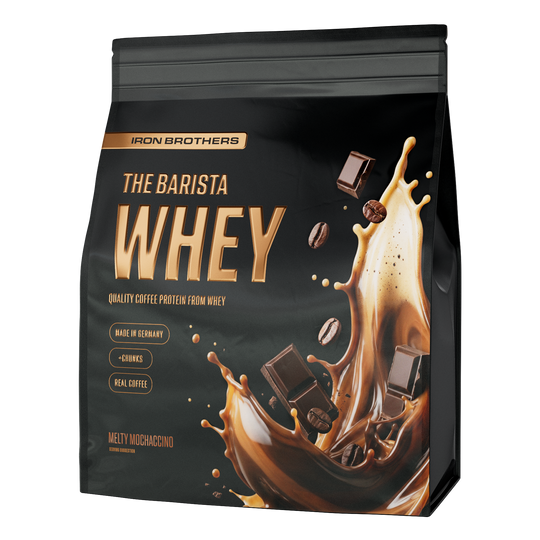 The Barista WHEY Proteinkaffee im Beutel von Iron Brothers - Made in Germany