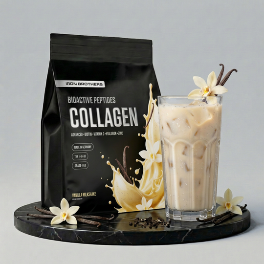 Collagen Advanced von Iron Brothers Vanilla Milkshake - Vanille Geschmack - Design, Wirkung und Geschmack #geschmack_vanilla-milkshake