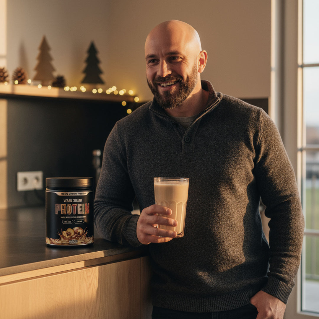 Der Crunch-Faktor für deine Gains - Vegan Creamy Protein Winter Edition von Iron Brothers
