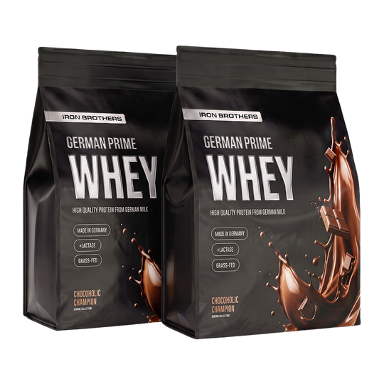Whey Protein Doppelpack von Iron Brothers - 2x 1.000g im Beutel - Made in Germany