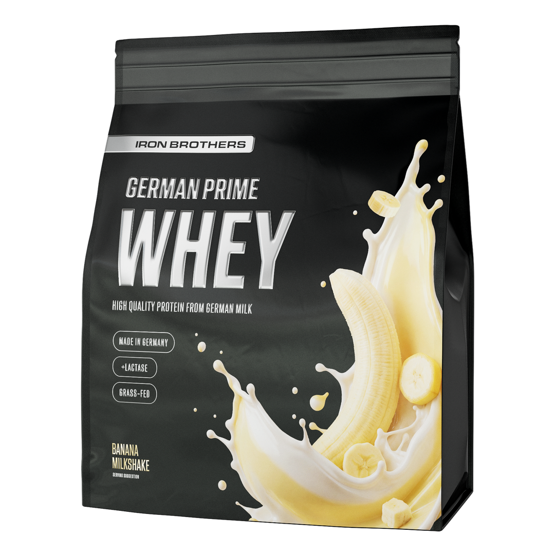 1kg Whey Protein von Iron Brothers Banana Milkshake - Bananen Geschmack #geschmack_banana-milkshake