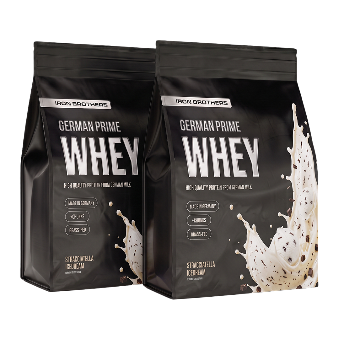 2kg Whey Protein Doppelpack von Iron Brothers Stracciatella Icedream - Stracciatella Geschmack #geschmack_stracciatella-icedream