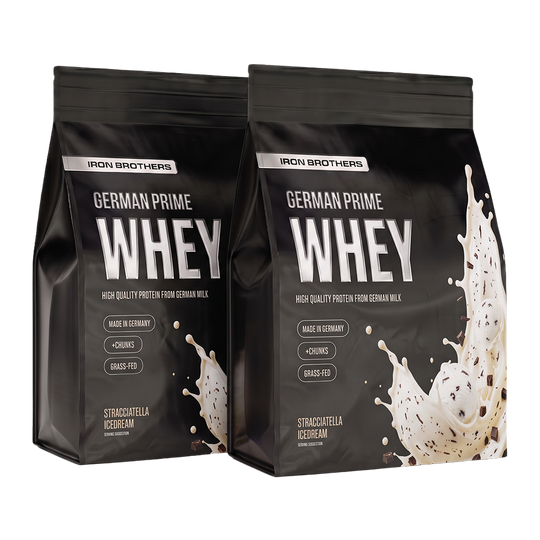 2kg Whey Protein Doppelpack von Iron Brothers Stracciatella Icedream - Stracciatella Geschmack #geschmack_stracciatella-icedream