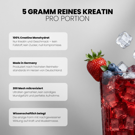 Creatine Flavoured Doppelpack von Iron Brothers - Wild Berry - Vorteile  #geschmack_wild-berry