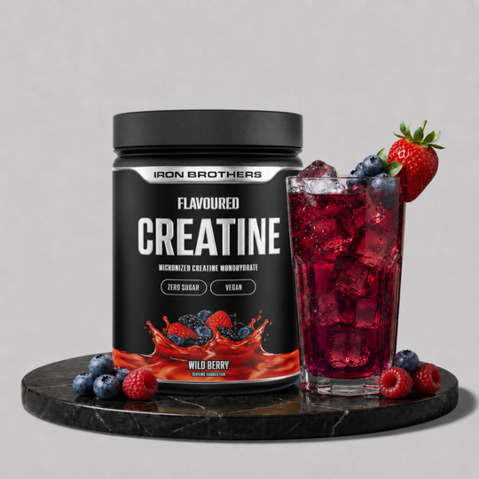 Creatine Flavoured Doppelpack von Iron Brothers - Wild Berry - Geschmack & Design #geschmack_wild-berry