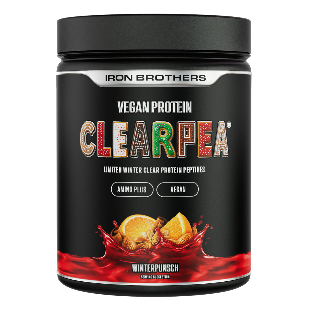 Vegan ClearPea® Protein (Winter Edition) von Iron Brothers - Winterpunsch Geschmack - Weihnachts Edition