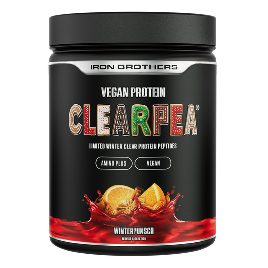 Vegan ClearPea® Protein (Winter Edition) von Iron Brothers - Winterpunsch Geschmack - Weihnachts Edition